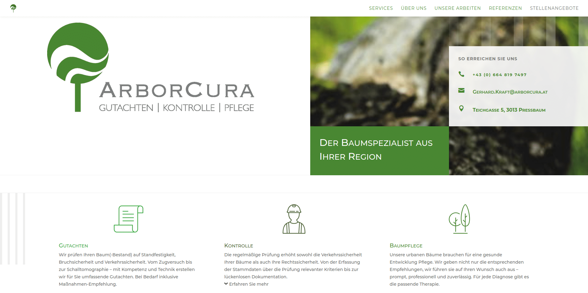 New Site: Arborcura.at